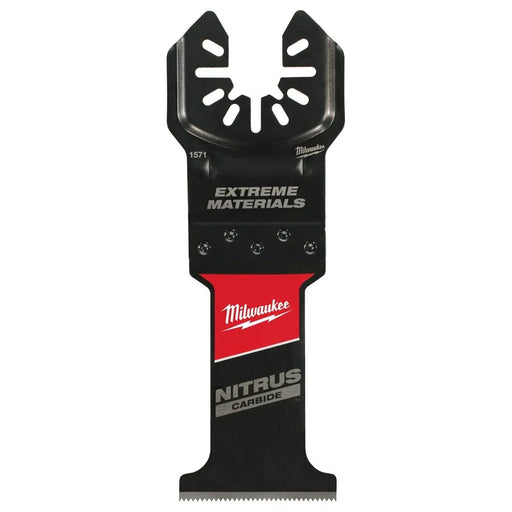 Milwaukee NITRUS CARBIDE Extreme Materials Universal Fit OPEN-LOK Multi-Tool Blade 1PK 49-25-1571