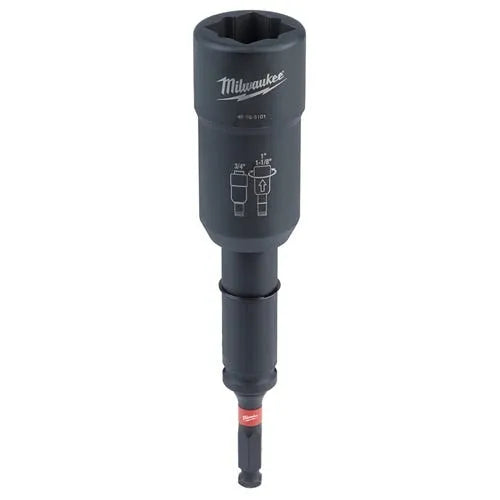 Milwaukee Shockwave Lineman's 3-in-1 Distribution Utility Socket 49-66-5101