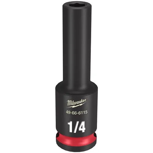 Milwaukee Shockwave Impact Duty 3/8 Drive 1/4" Deep 6 Point Socket 49-66-6115