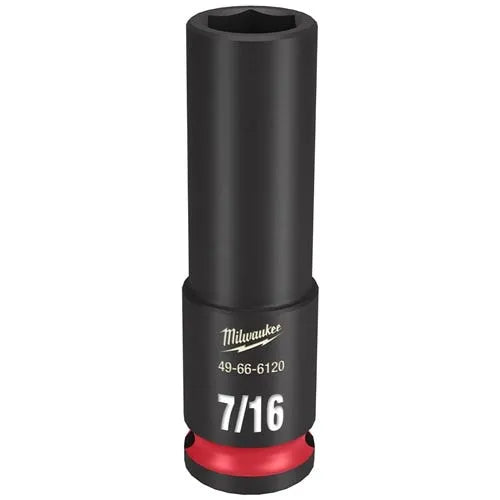 Milwaukee Shockwave Impact Duty 3/8 Drive 7/16" Deep 6 Point Socket 49-66-6120