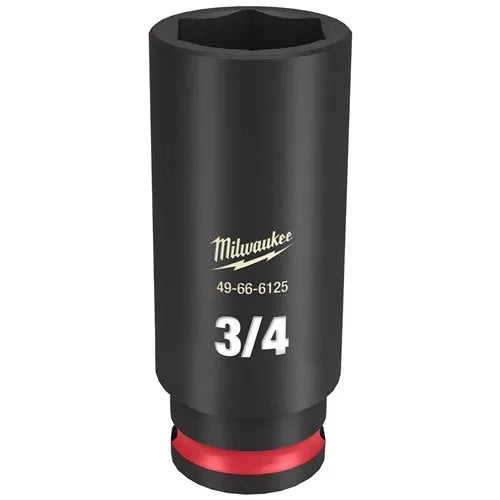 Milwaukee Shockwave Impact Duty 3/8 Drive 3/4" Deep 6 Point Socket 49-66-6125