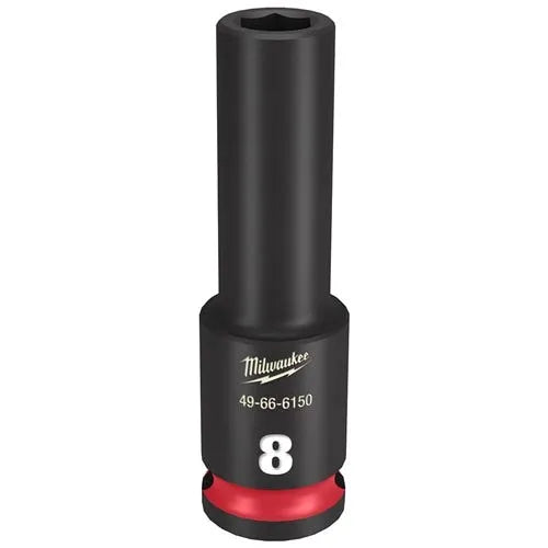 Milwaukee Shockwave Impact Duty 3/8 Drive 8mm Deep 6 Point Socket 49-66-6150