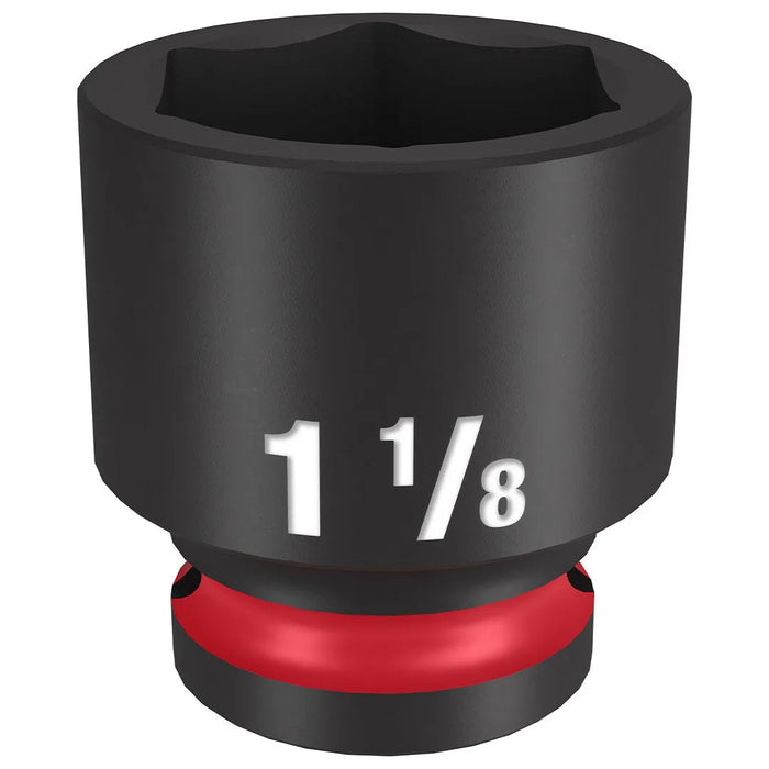 Milwaukee Shockwave Impact Duty 1/2" Drive 1-1/8" Standard 6 Point Socket 49-66-6212