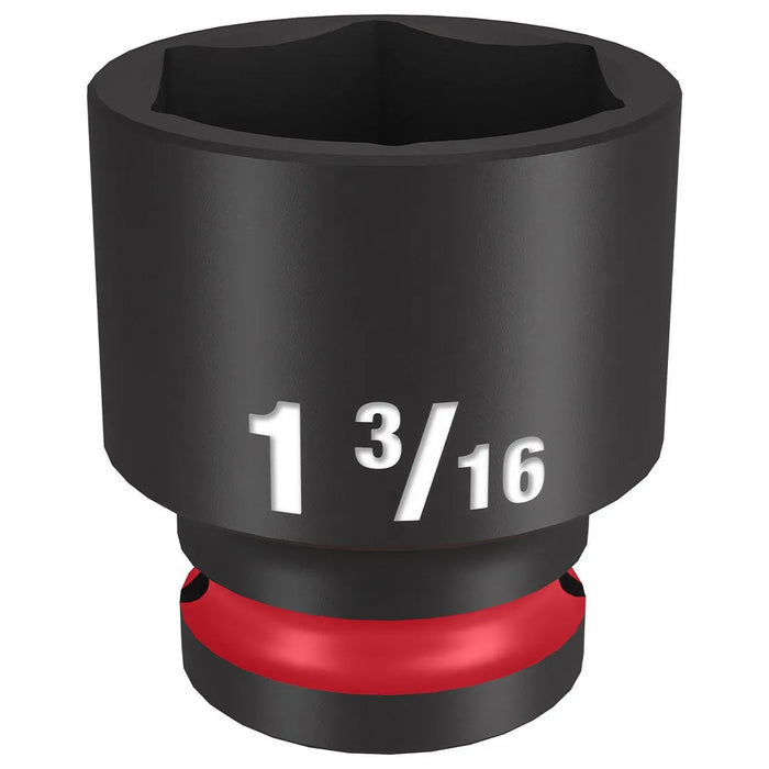 Milwaukee Shockwave Impact Duty 1/2" Drive 1-3/16" Standard 6 Point Socket 49-66-6213