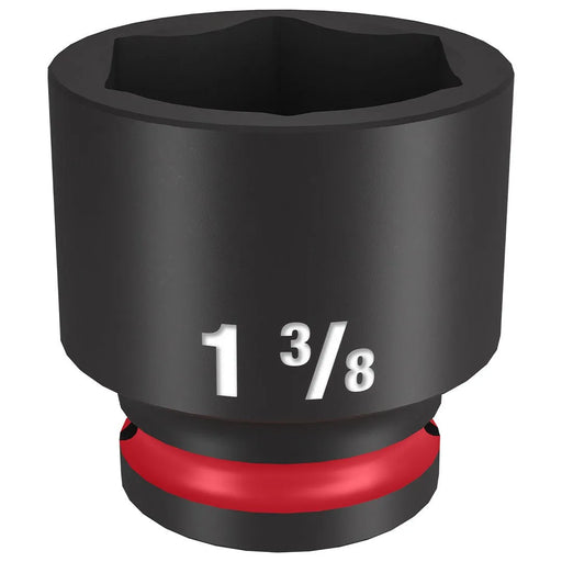 Milwaukee Shockwave Impact Duty 1/2" Drive 1-3/8" Standard 6 Point Socket 49-66-6216