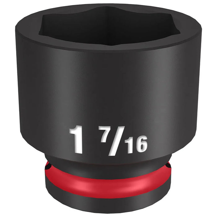 Milwaukee Shockwave Impact Duty 1/2" Drive 1-7/16" Standard 6 Point Socket 49-66-6217