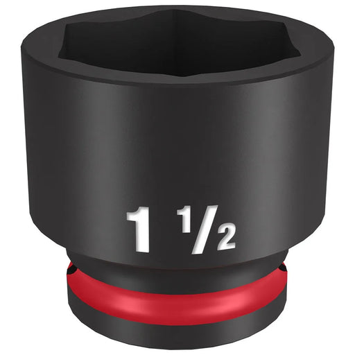 Milwaukee Shockwave Impact Duty 1/2" Drive 1-1/2" Standard 6 Point Socket 49-66-6218