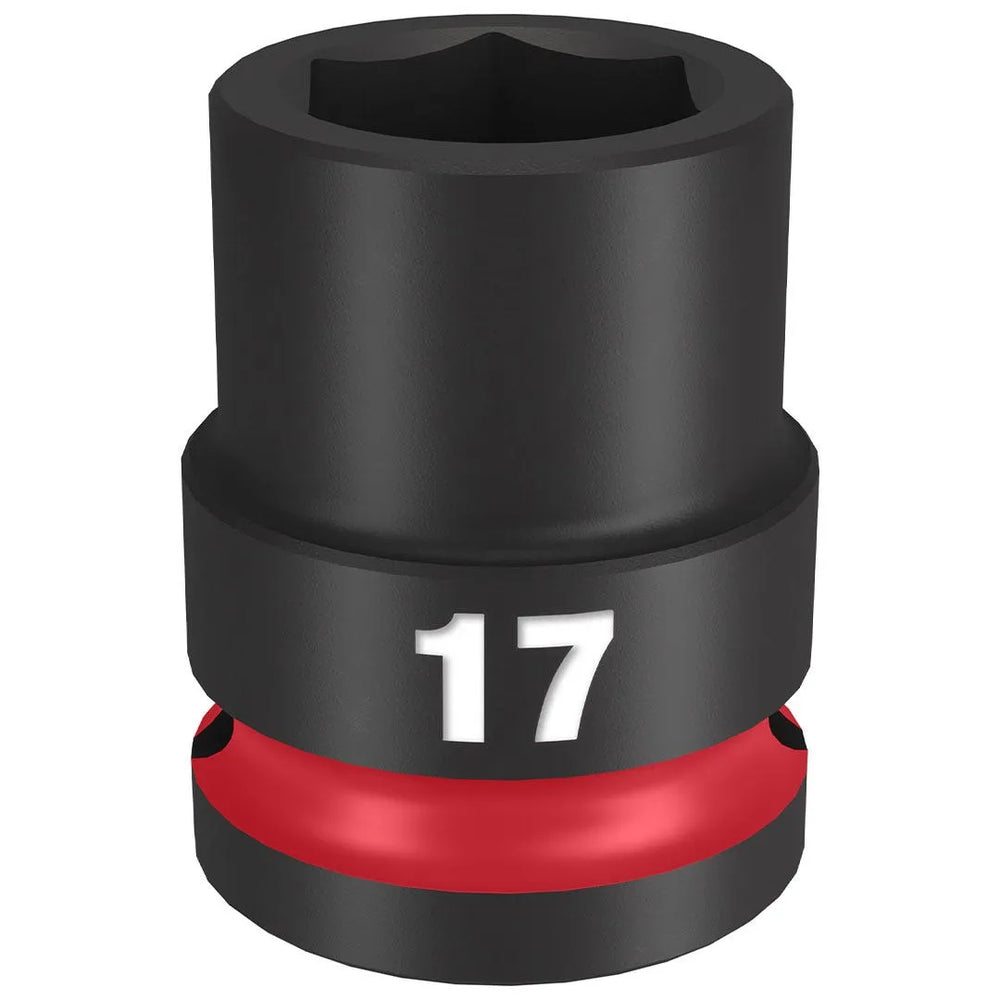 Milwaukee Shockwave Impact Duty 1/2" Drive 17mm Standard 6 Point Socket 49-66-6249