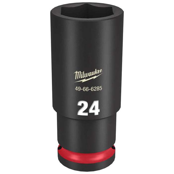 Milwaukee Shockwave Impact Duty 1/2" Drive 24mm Deep 6 Point Socket 49-66-6285