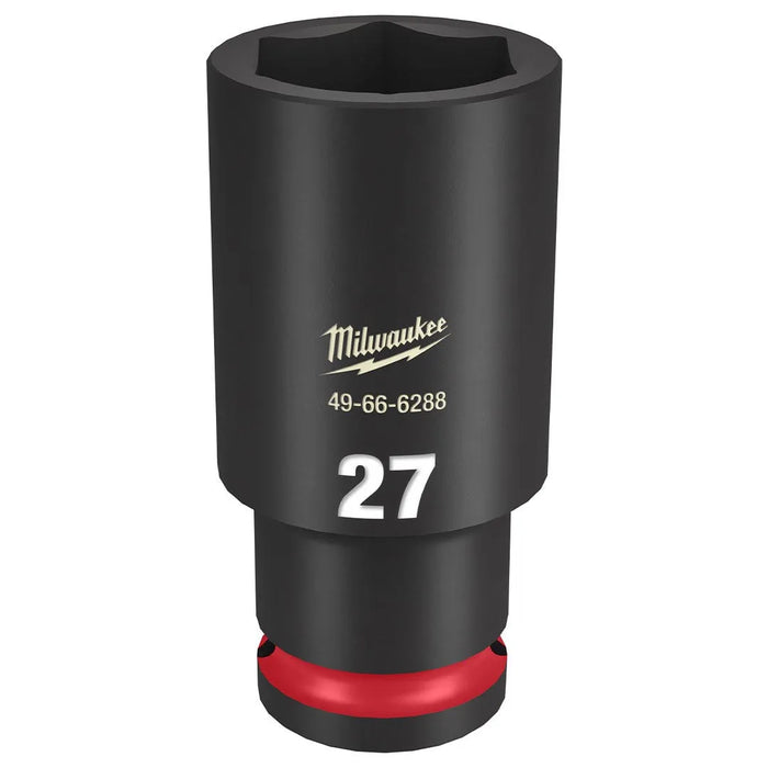 Milwaukee Shockwave Impact Duty 1/2" Drive 27mm Deep 6 Point Socket 49-66-6288