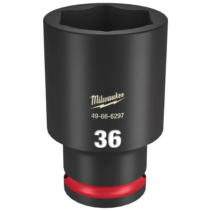 Milwaukee Shockwave Impact Duty 1/2" Drive 36mm Deep 6 Point Socket 49-66-6297