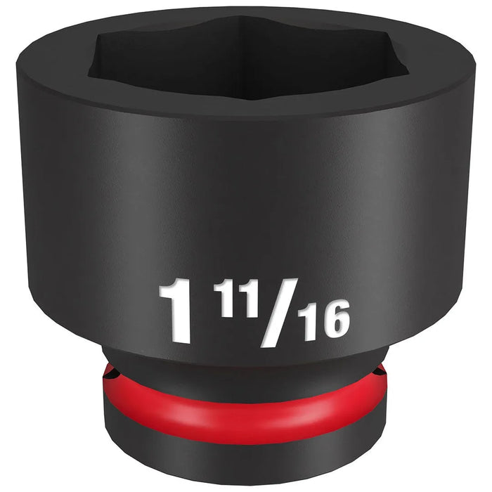 Milwaukee Shockwave Impact Duty 3/4" Drive 1-11/16" Standard 6 Point Socket 49-66-6318