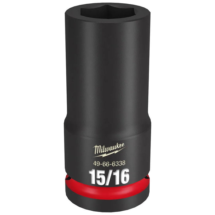 Milwaukee Shockwave Impact Duty 3/4" Drive 15/16" Deep 6 Point Socket 49-66-6338