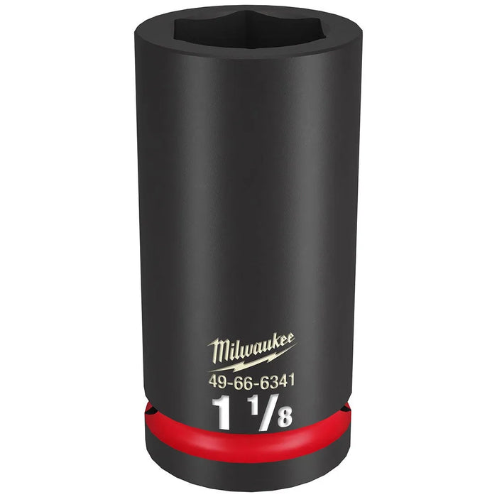 Milwaukee Shockwave Impact Duty 3/4" Drive 1-1/8" Deep 6 Point Socket 49-66-6341