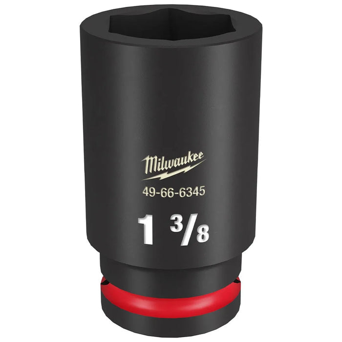 Milwaukee Shockwave Impact Duty 3/4" Drive 1-3/8" Deep 6 Point Socket 49-66-6345