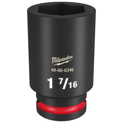 Milwaukee Shockwave Impact Duty 3/4" Drive 1-7/16" Deep 6 Point Socket 49-66-6346