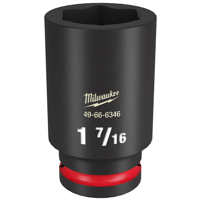 Milwaukee Shockwave Impact Duty 3/4" Drive 1-7/16" Deep 6 Point Socket 49-66-6346