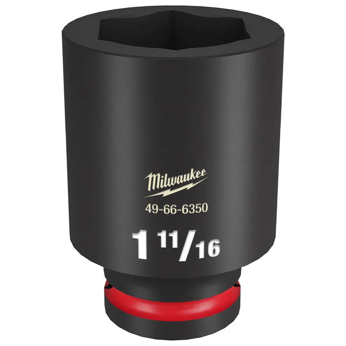 Milwaukee Shockwave Impact Duty 3/4" Drive 1-11/16" Deep 6 Point Socket 49-66-6350