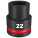 Milwaukee Shockwave Impact Duty 3/4" Drive 22mm Standard 6 Point Socket 49-66-6360