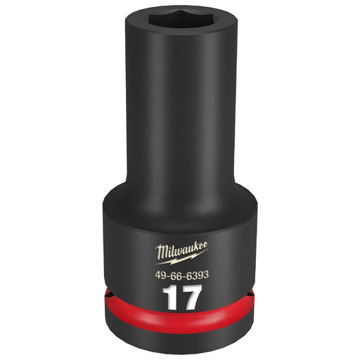 Milwaukee Shockwave Impact Duty 3/4" Drive 17mm Deep 6 Point Socket 49-66-6393