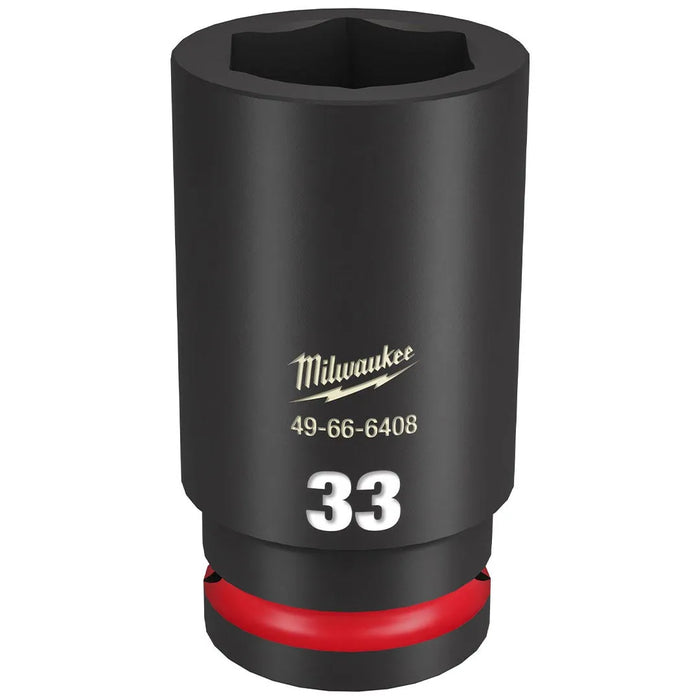 Milwaukee Shockwave Impact Duty 3/4" Drive 33mm Deep 6 Point Socket 49-66-6408