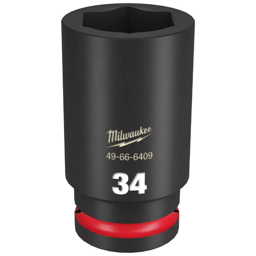 Milwaukee Shockwave Impact Duty 3/4" Drive 34mm Deep 6 Point Socket 49-66-6409