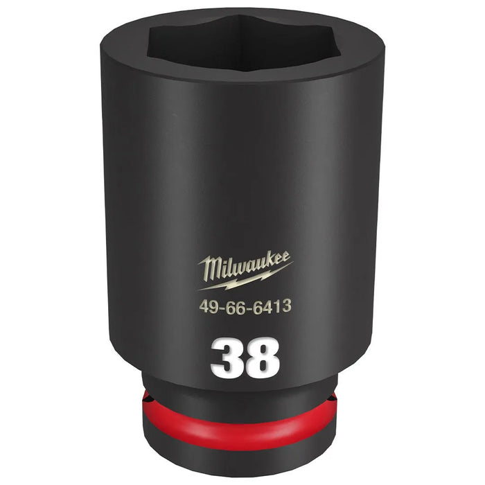 Milwaukee Shockwave Impact Duty 3/4" Drive 38mm Deep 6 Point Socket 49-66-6413