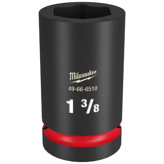 Milwaukee Shockwave Impact Duty 1" Drive 1-3/8" Deep 6 Point Socket 49-66-6510