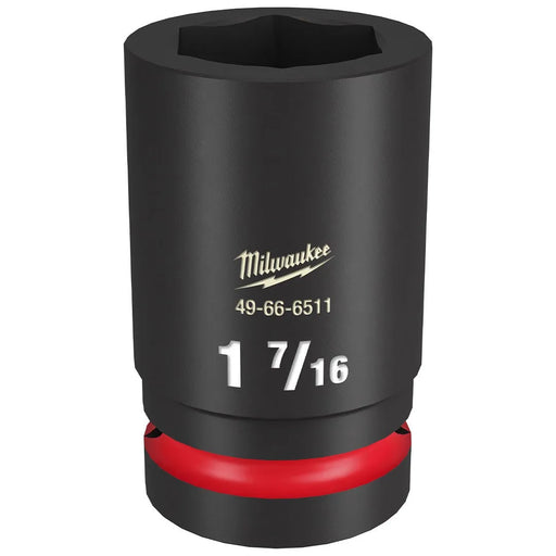 Milwaukee Shockwave Impact Duty 1" Drive 1-7/16" Deep 6 Point Socket 49-66-6511