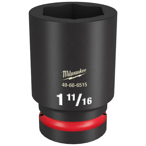 Milwaukee Shockwave Impact Duty 1" Drive 1-11/16" Deep 6 Point Socket 49-66-6515