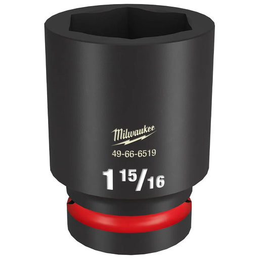 Milwaukee Shockwave Impact Duty 1" Drive 1-15/16" Deep 6 Point Socket 49-66-6519