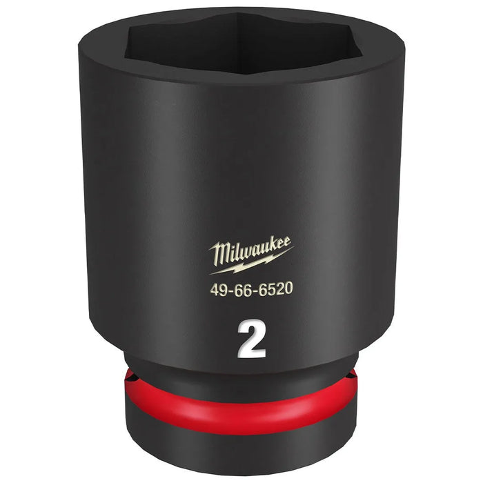 Milwaukee Shockwave Impact Duty 1" Drive 2" Deep 6 Point Socket 49-66-6520