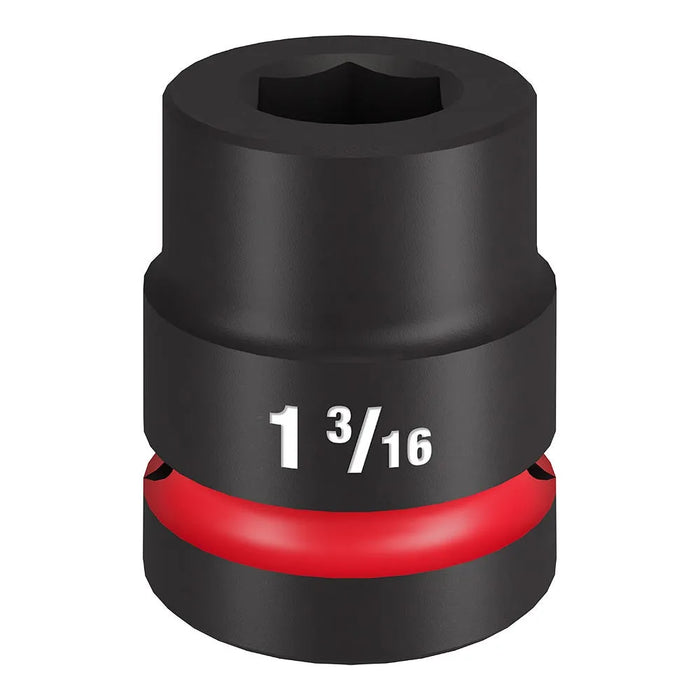 Milwaukee SHOCKWAVE Impact Duty 1" Drive 1-3/16" Standard 6 Point Socket 49-66-6551