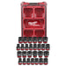 Milwaukee 27Pc. SHOCKWAVE Impact Duty 1/2" Drive Metric & SAE PACKOUT Standard Socket Set 49-66-6804