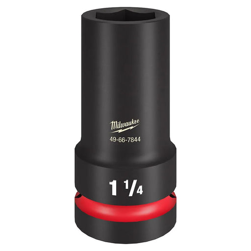 Milwaukee SHOCKWAVE Impact Duty 1" Drive 1-1/4" Thin Wall Extra Deep 6 Point Socket 49-66-7844