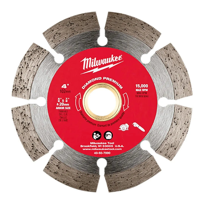 Milwaukee 4 1/2" Diamond Premium Segmented 49-93-7005