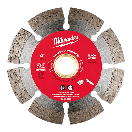 Milwaukee 7" Diamond Premium Segmented 49-93-7020