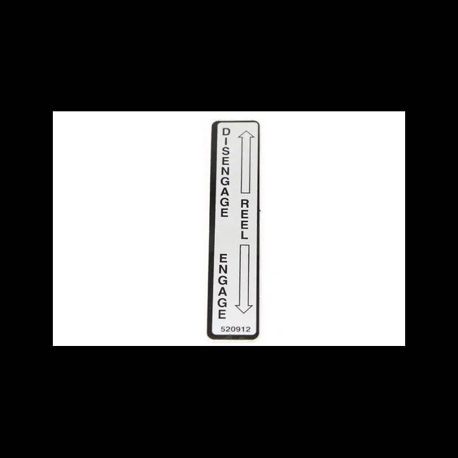 Control Decal For Power Rakes, 520912