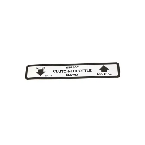 Bobcat 521712 Clutch Decal For Aerators