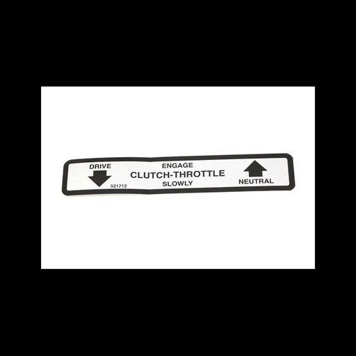 Clutch Decal For Aerators, 521712