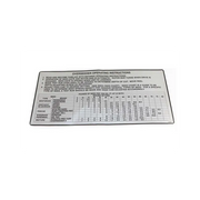 Overseeder Instructions Decal For Overseeders, 522834