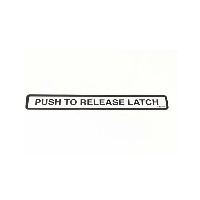 Service Decal For Aerators, 523306