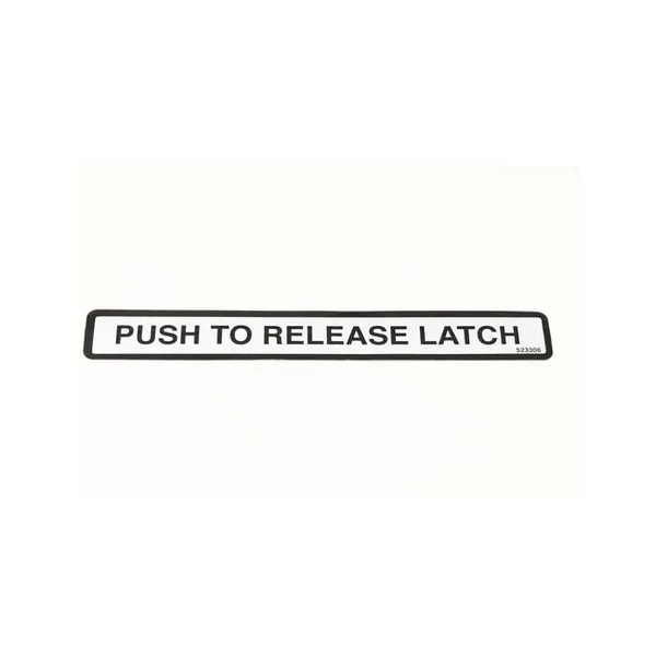 Bobcat 523306 Service Decal For Aerators