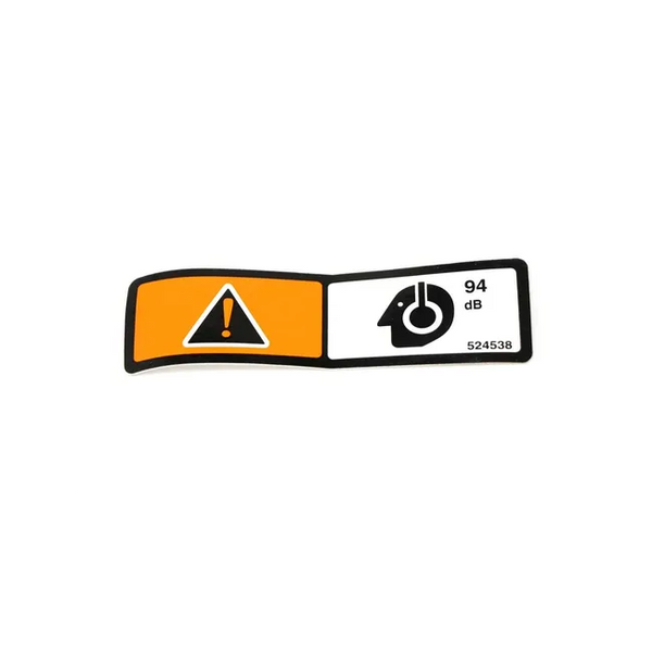Bobcat 524538 Warning Decal For Sod Cutters