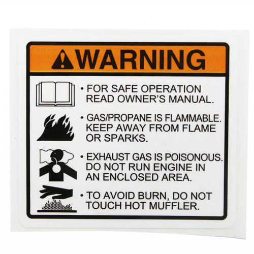 Kawasaki 56071-0216 LABEL-WARNING