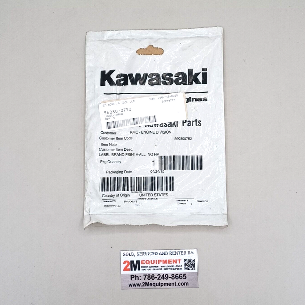 Kawasaki 56080-0752