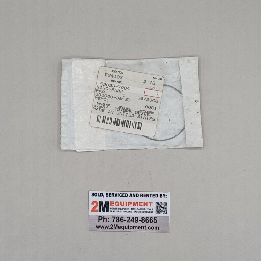 Kawasaki 92033-7004 RING-SNAP