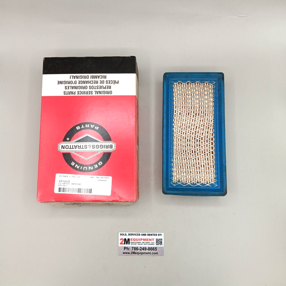 Briggs and Stratton 691643 FILTER-A/C CARTRIDGE