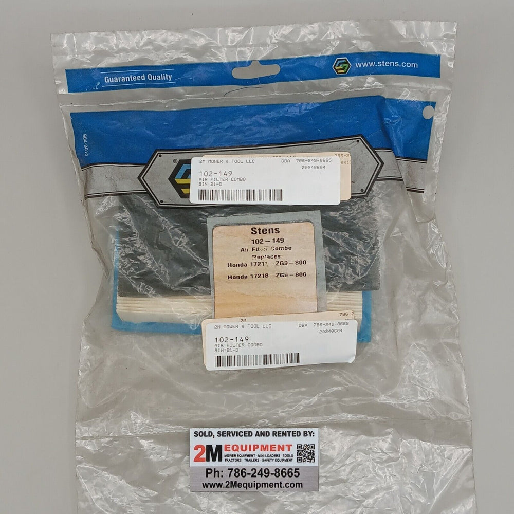 Stens 102-149 Air Filter Combo