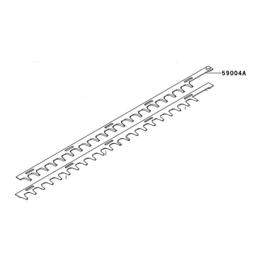 KAWASAKI 59004-2019 CUTTER,UPP,S